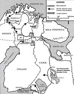 The German withdrawal from Finland, summer 1944