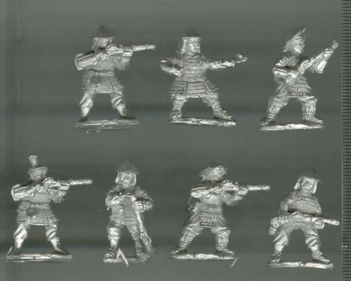 Arquebus-armed ashigaru, as delivered