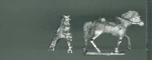 Glorious Revolution horse and rider, as delivered