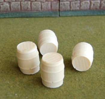 Resin Wooden Barrels, as delivered
