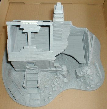 Ruined Russian Farmhouse, undercoated