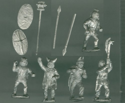 Ancient figures group, as delivered