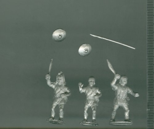 Ancient figures group, as delivered