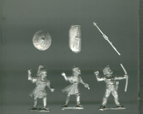 Ancient figures group, as delivered